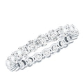 Round Cubic Zirconia Full Eternity Band Ring