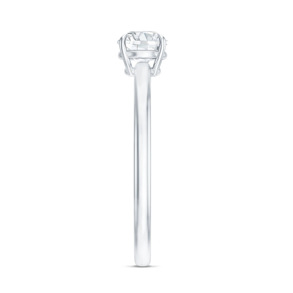 Round Shape Lab Grown Diamond Solitaire Ring