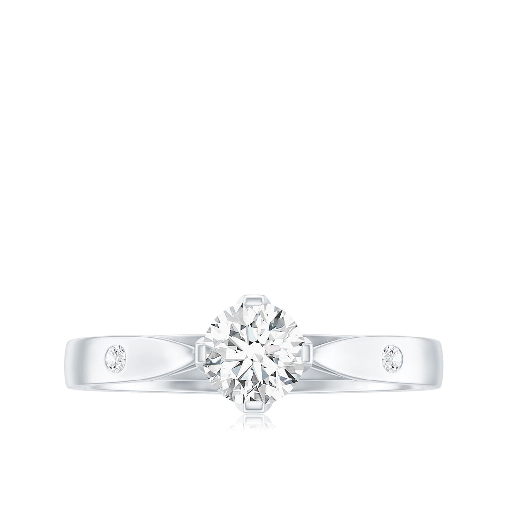 Lab Grown Diamond Solitaire Promise Ring