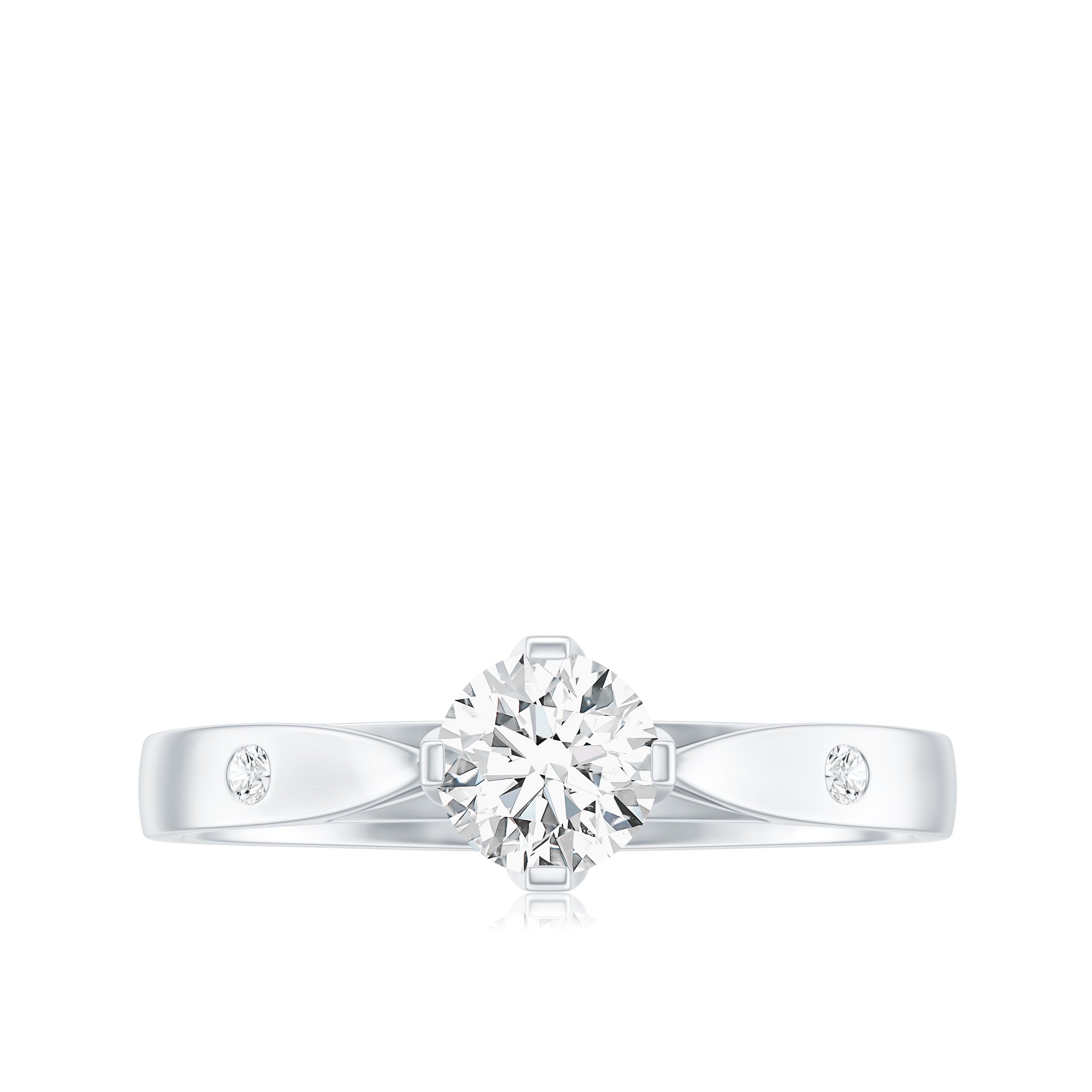 Lab Grown Diamond Solitaire Promise Ring