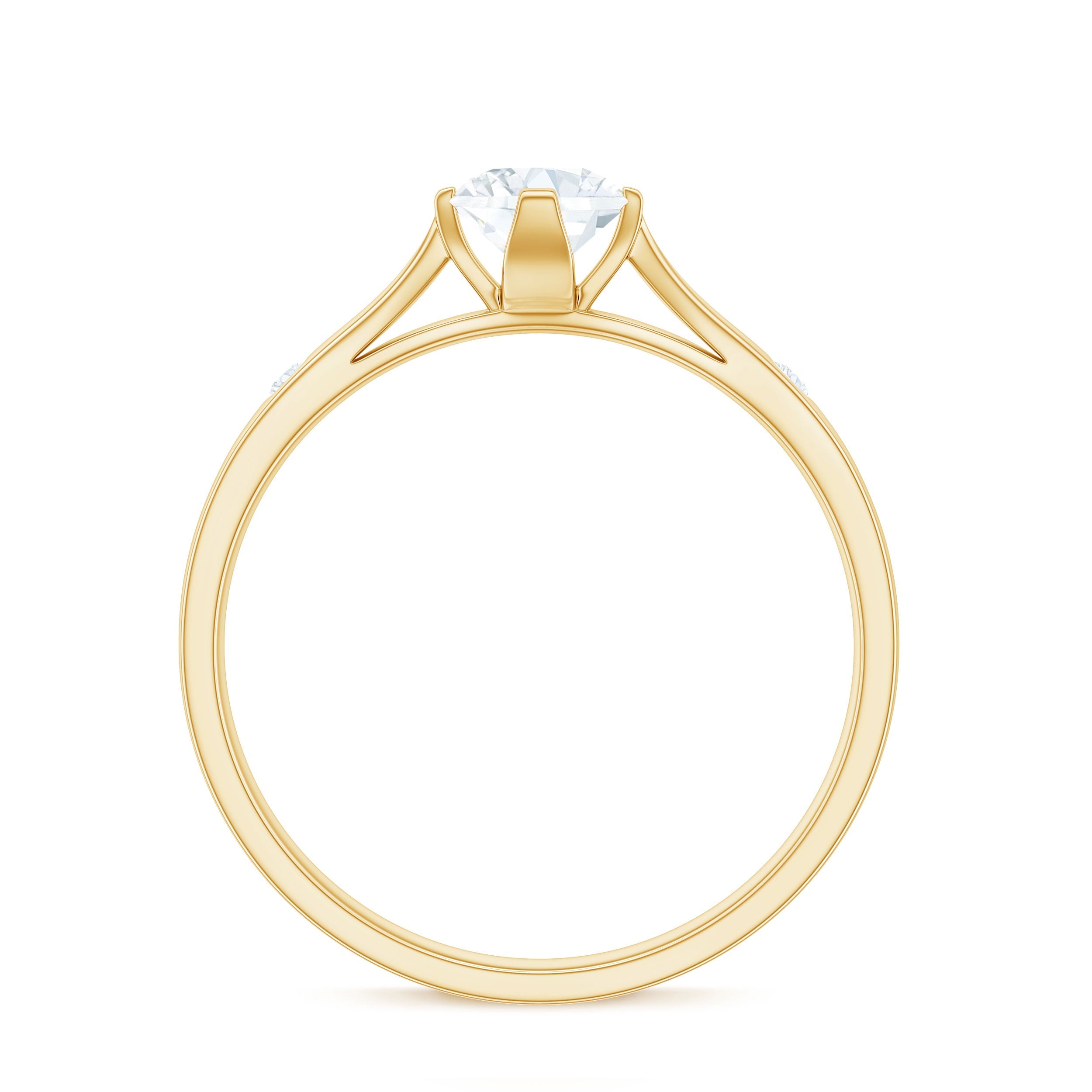 Lab Grown Diamond Solitaire Promise Ring