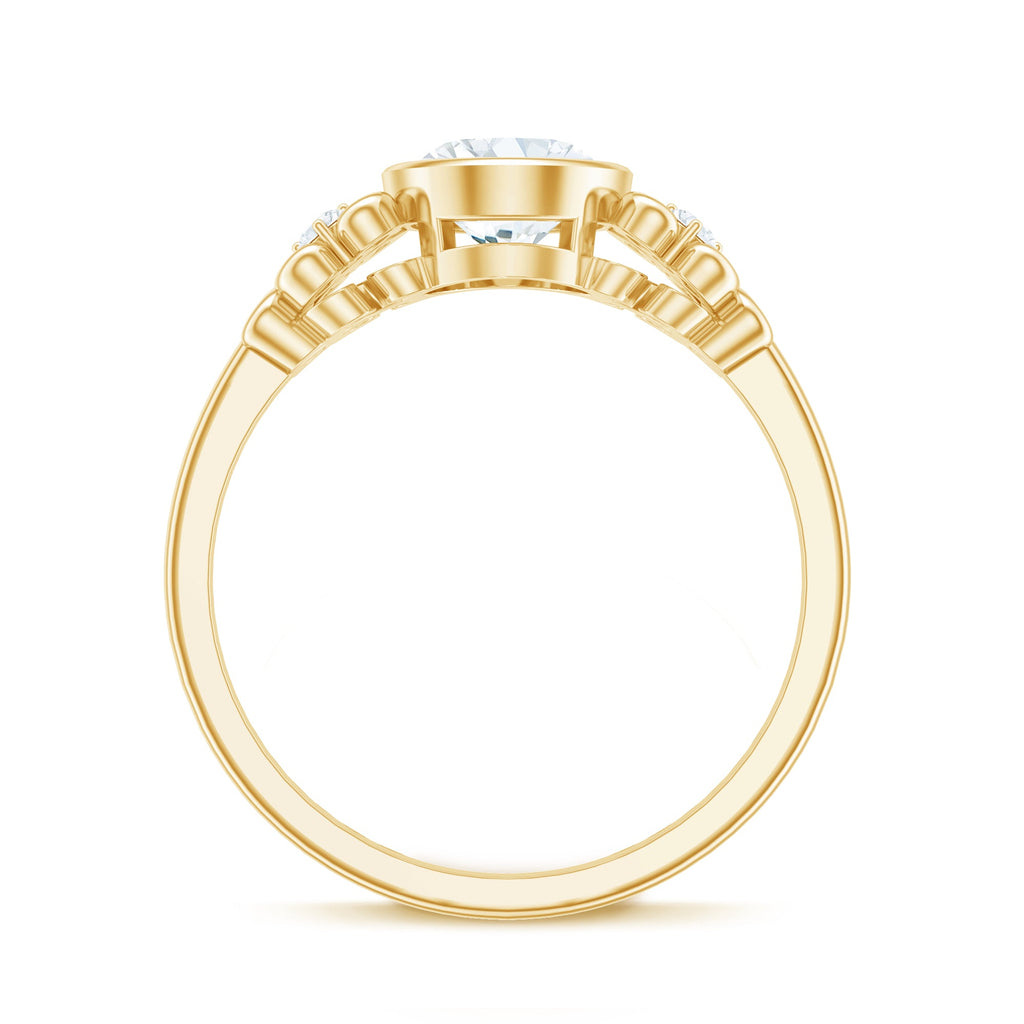 Classic Oval Lab Grown Diamond Solitaire Engagement Ring
