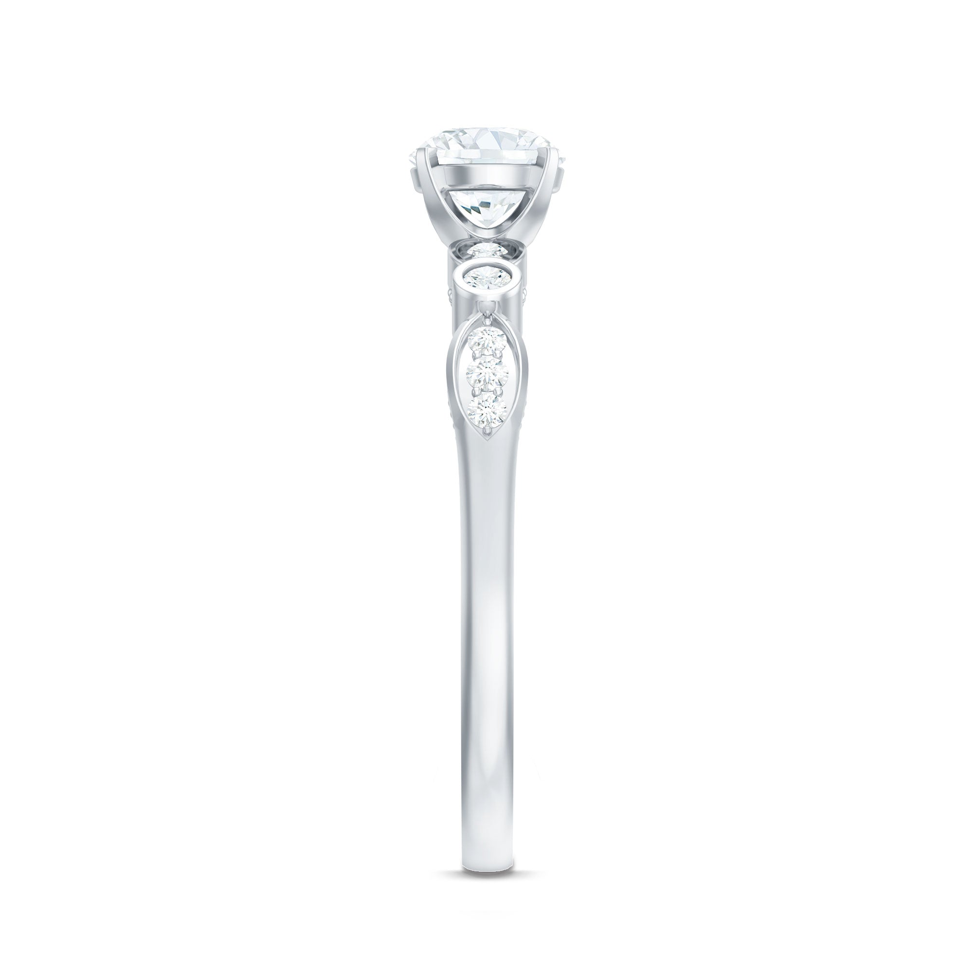 Cubic Zirconia Promise Engagement Ring