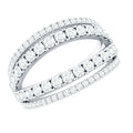 Certified Cubic Zirconia Designer Band Ring for Women