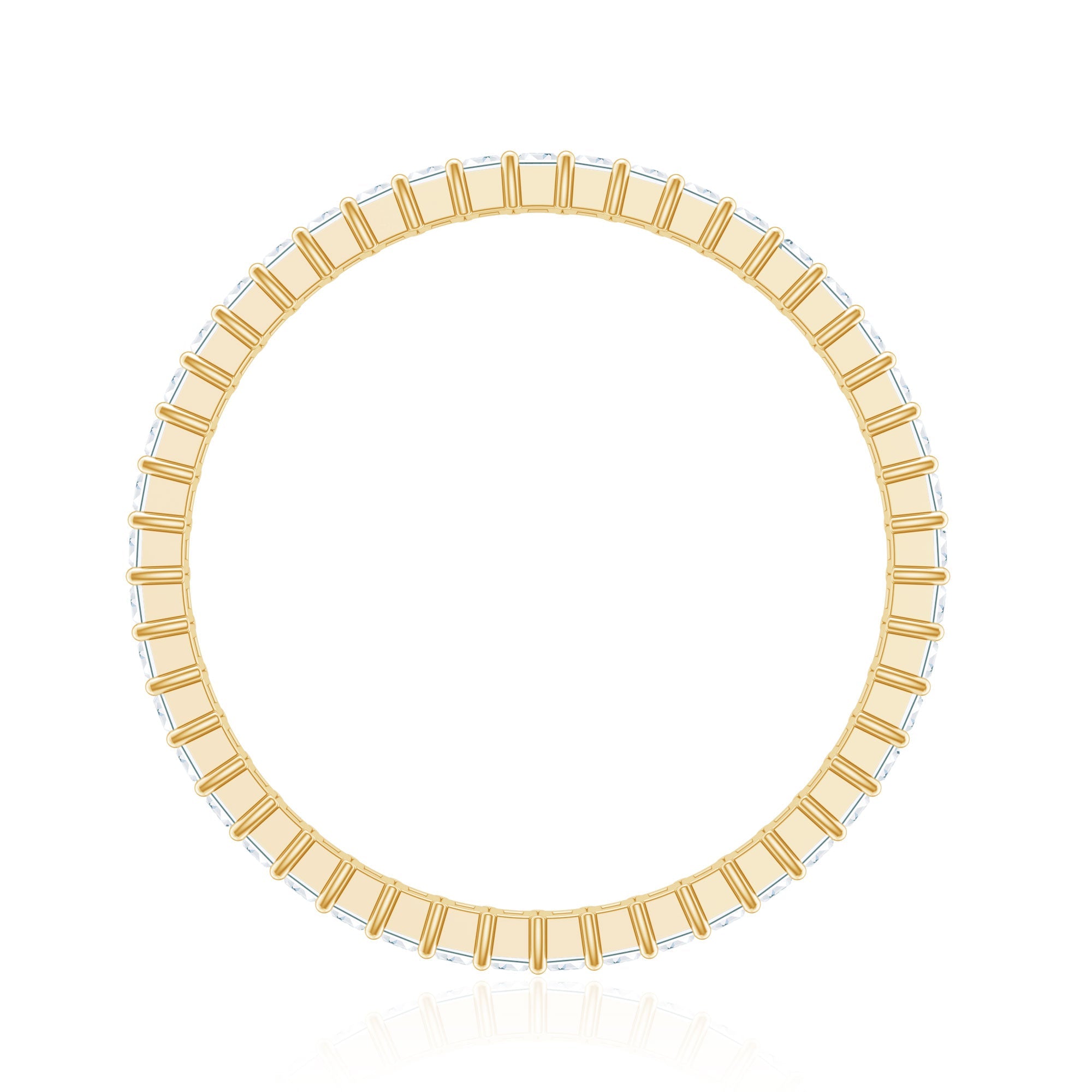 Baguette Cut Diamond Eternity Wedding Band Ring