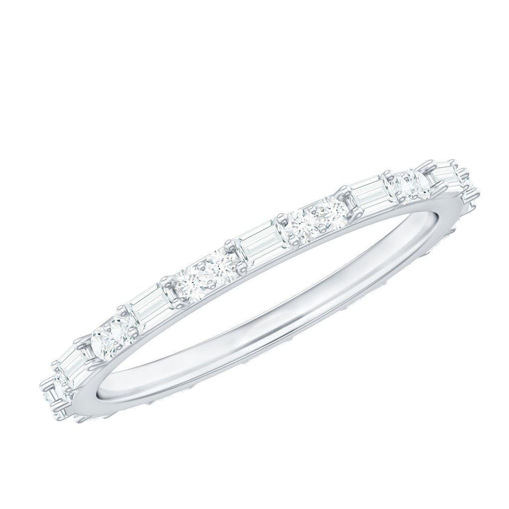 Certified Genuine Diamond Full Eternity Stackable Ring
