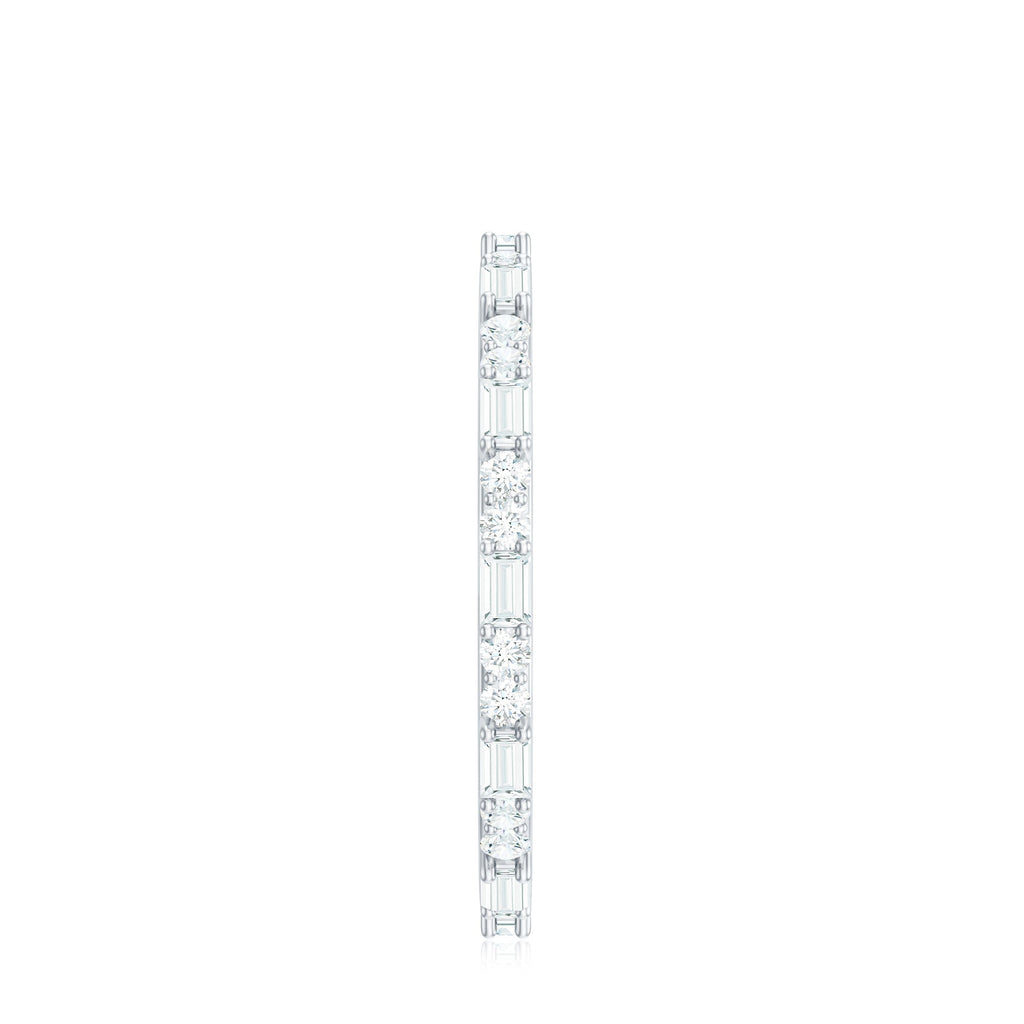 Certified Genuine Diamond Full Eternity Stackable Ring