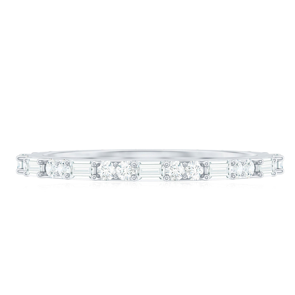 Certified Genuine Diamond Full Eternity Stackable Ring