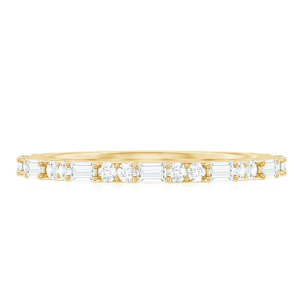 Certified Genuine Diamond Full Eternity Stackable Ring