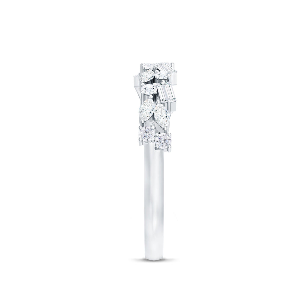 Real Diamond Half Eternity Band Ring