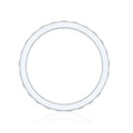Channel Set Black Spinel Eternity Ring