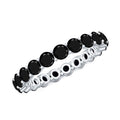 Certified Lab Grown Black Diamond Eternity Ring for Women