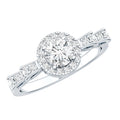 Lab Grown Diamond Minimal Engagement Ring For Her