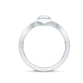 Certified Lab Grown Diamond Designer Solitaire Engagement Ring